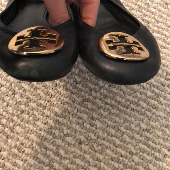 Tory Burch Reva ballet flats with gold accent - Picture 2 of 4
